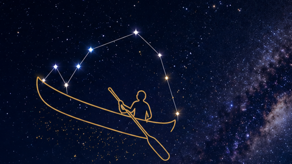 Observação noturna: Canoa Celeste